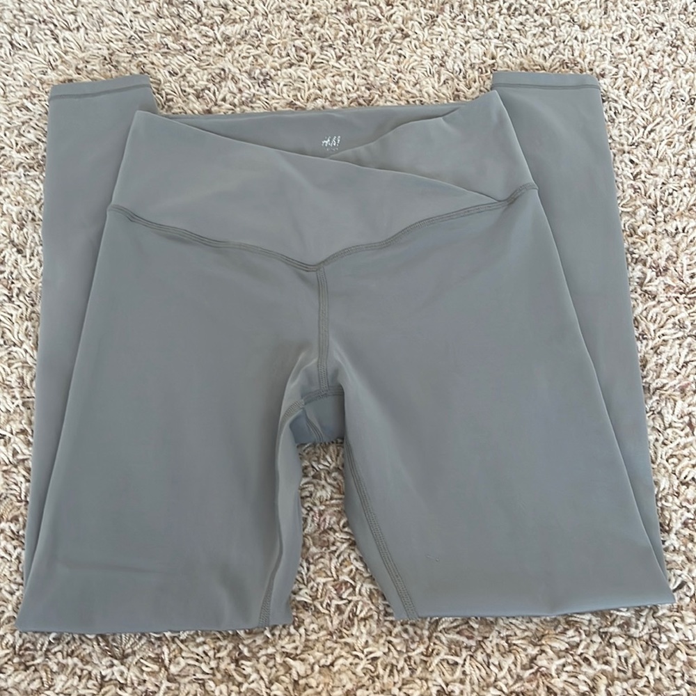 H&M green/grey leggings S